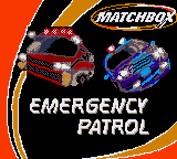 Matchbox Emergency Patrol (USA) Title Screen